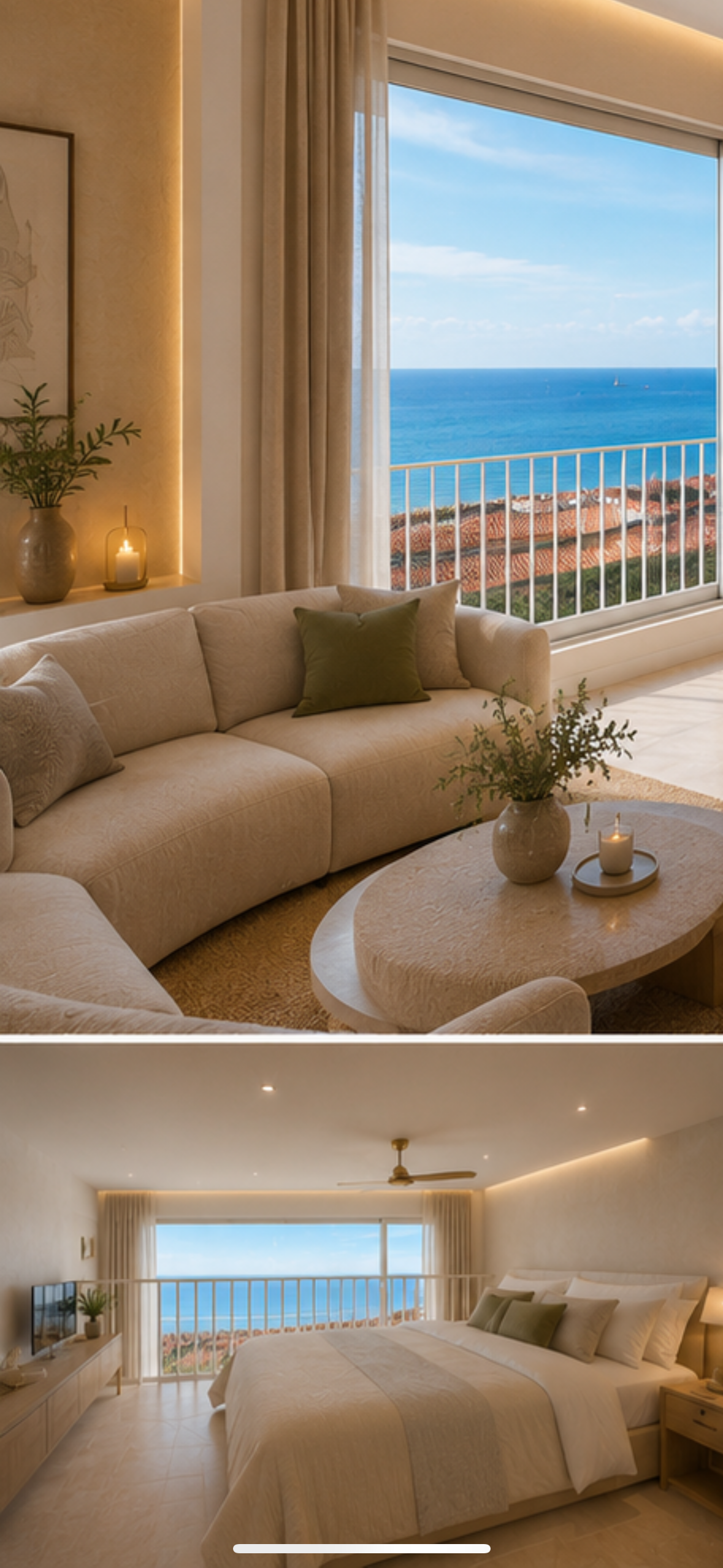 Appartement vue Mer Oran Les Falaises